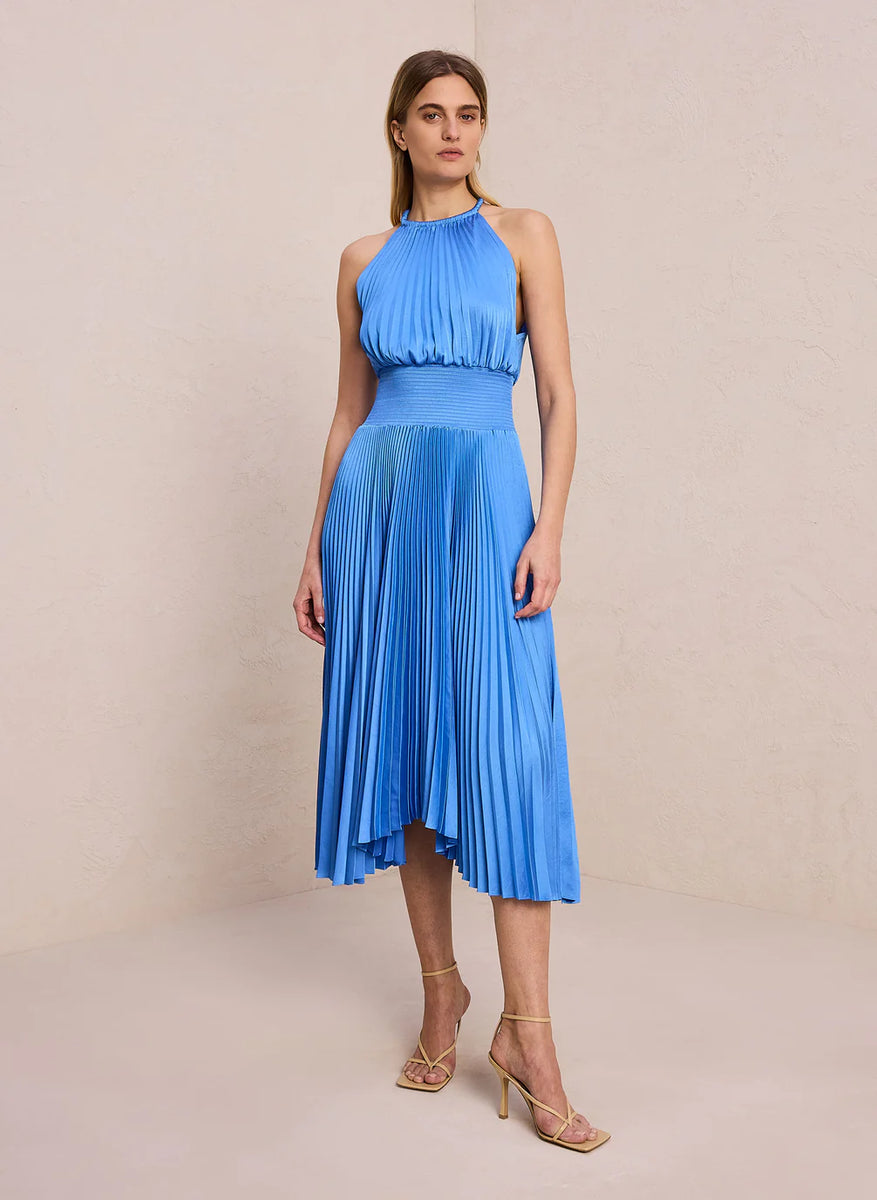 ALC Renzo II Pleated Midi Dress Flaunt